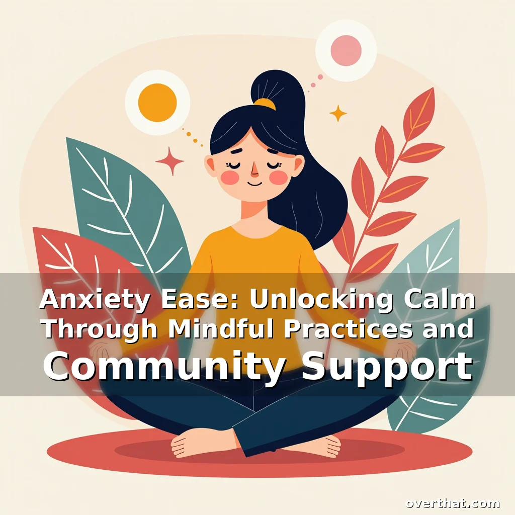 Read more about the article Anxiety Ease: Unlocking Calm Through Mindful Practices and Community Support