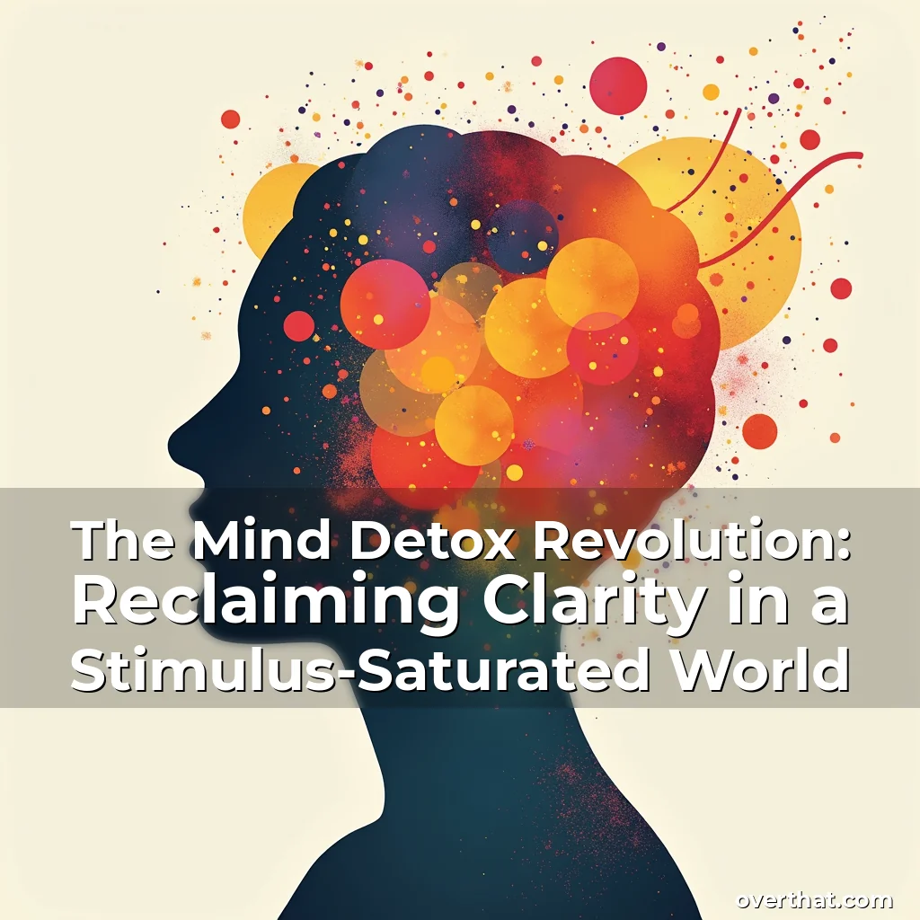 Read more about the article The Mind Detox Revolution: Reclaiming Clarity in a Stimulus-Saturated World
