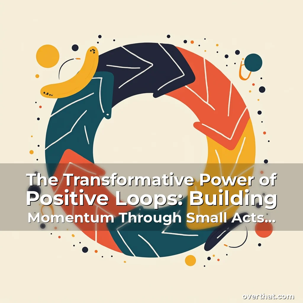 Read more about the article The Transformative Power of Positive Loops: Building Momentum Through Small Acts of Goodness