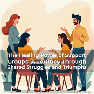 Read more about the article The Healing Power of Support Groups: A Journey Through Shared Struggles and Triumphs