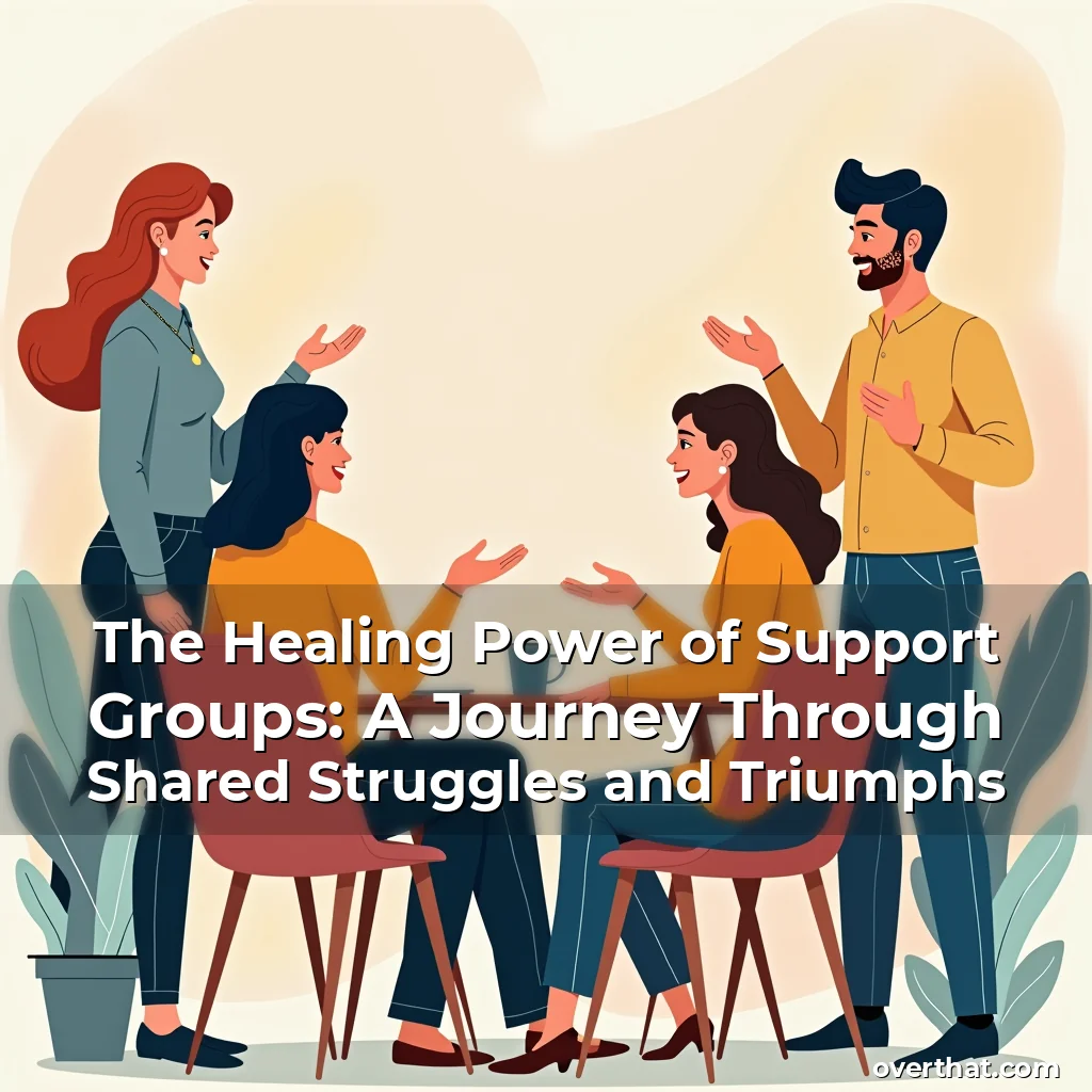 Read more about the article The Healing Power of Support Groups: A Journey Through Shared Struggles and Triumphs