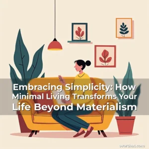 Read more about the article Embracing Simplicity: How Minimal Living Transforms Your Life Beyond Materialism